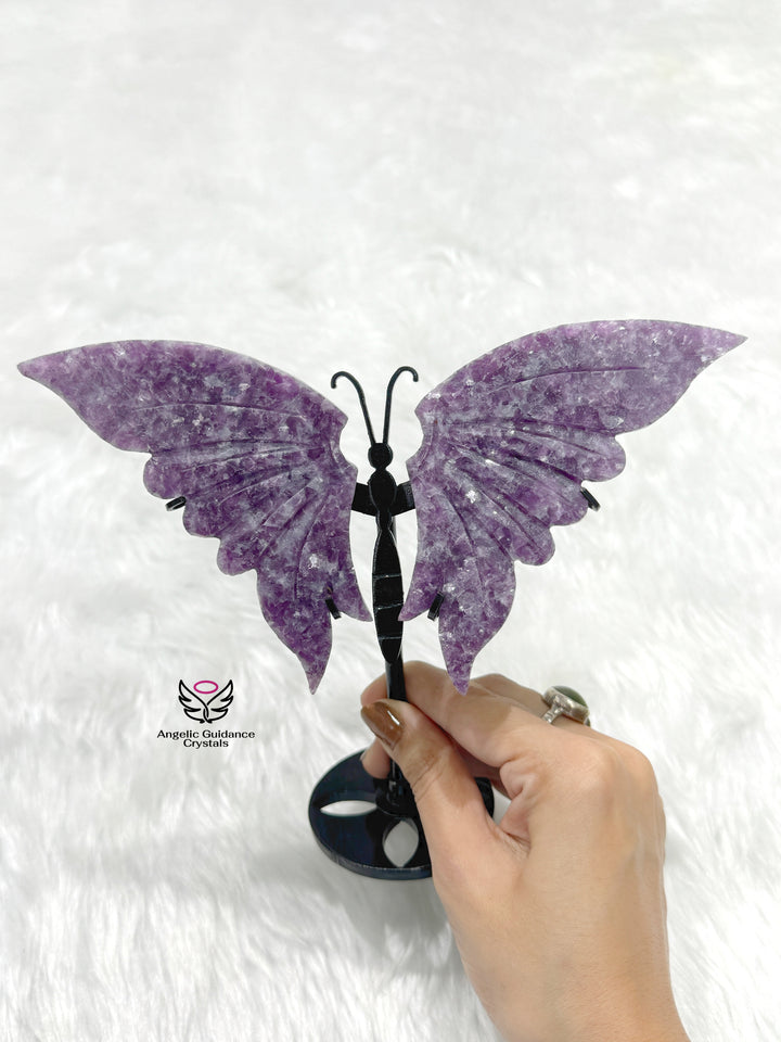 Lepidolite Butterfly