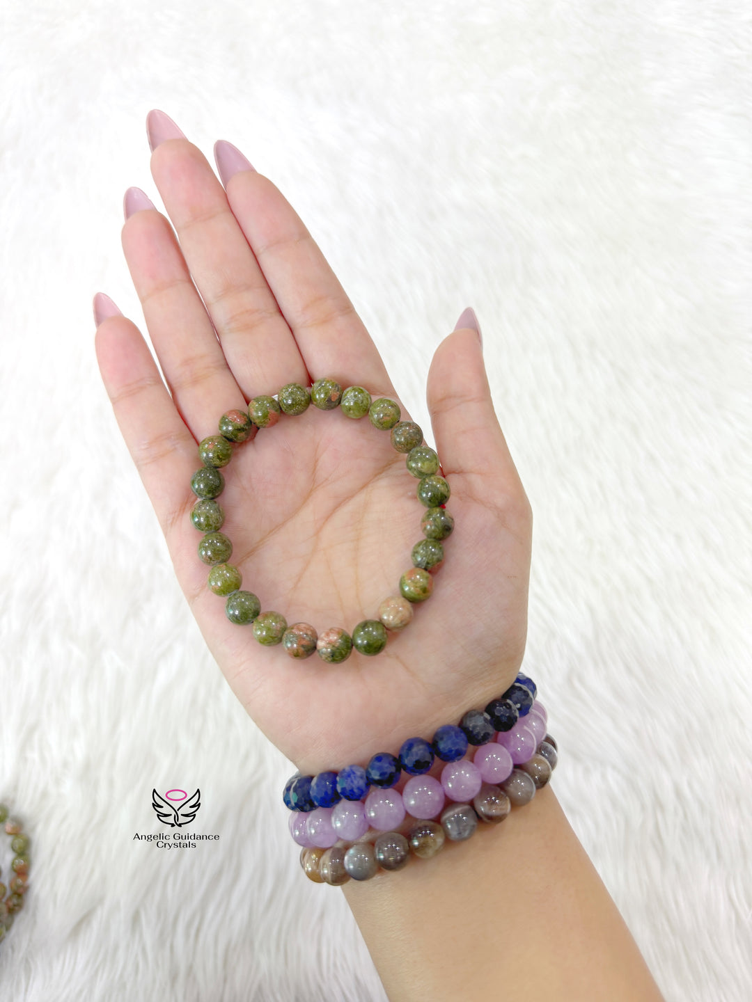 Unakite Bracelet 8mm