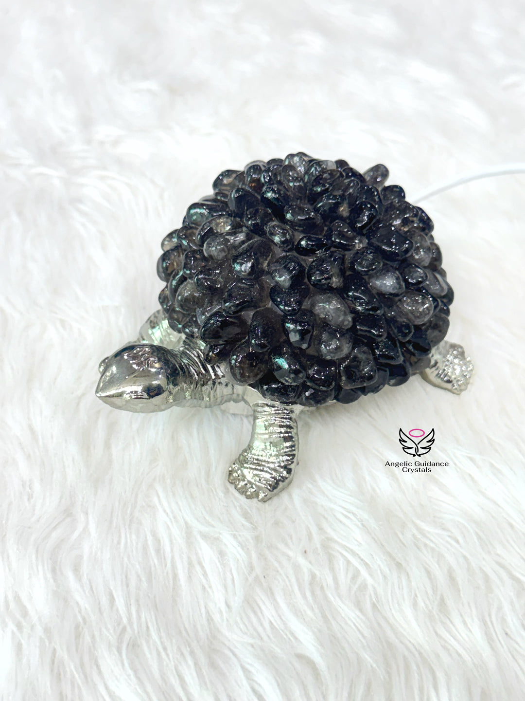 Smoky Quartz Tortoise Lamp