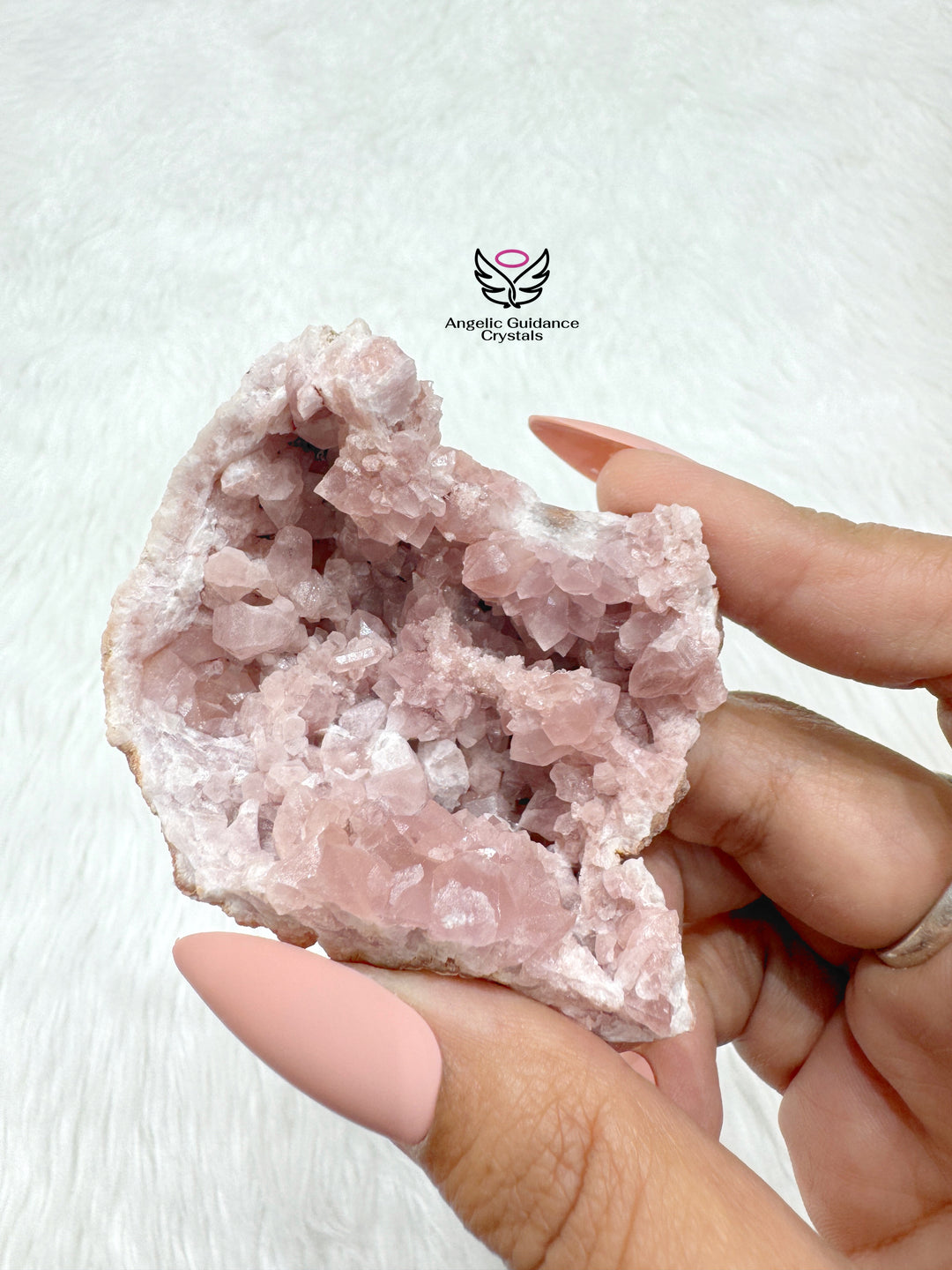 Pink Amethyst Cluster From Argentina