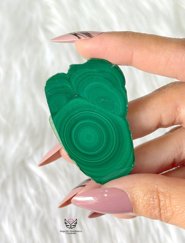 Malachite Raw Slice Small