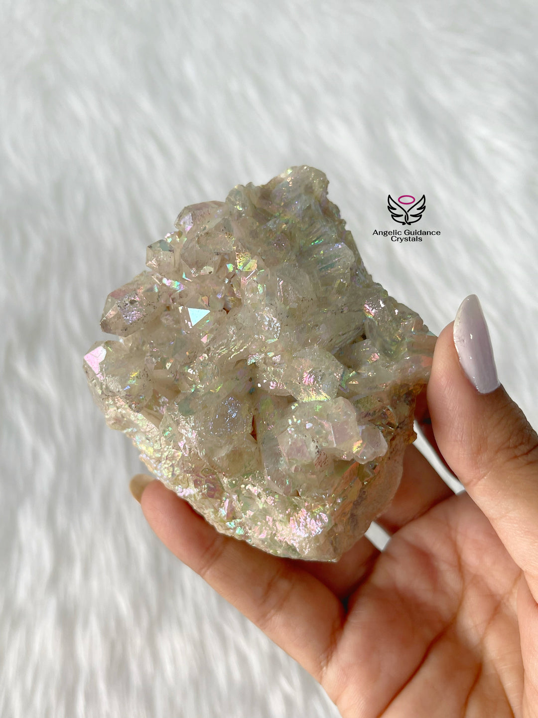 Angel Aura Quartz Cluster Large #2