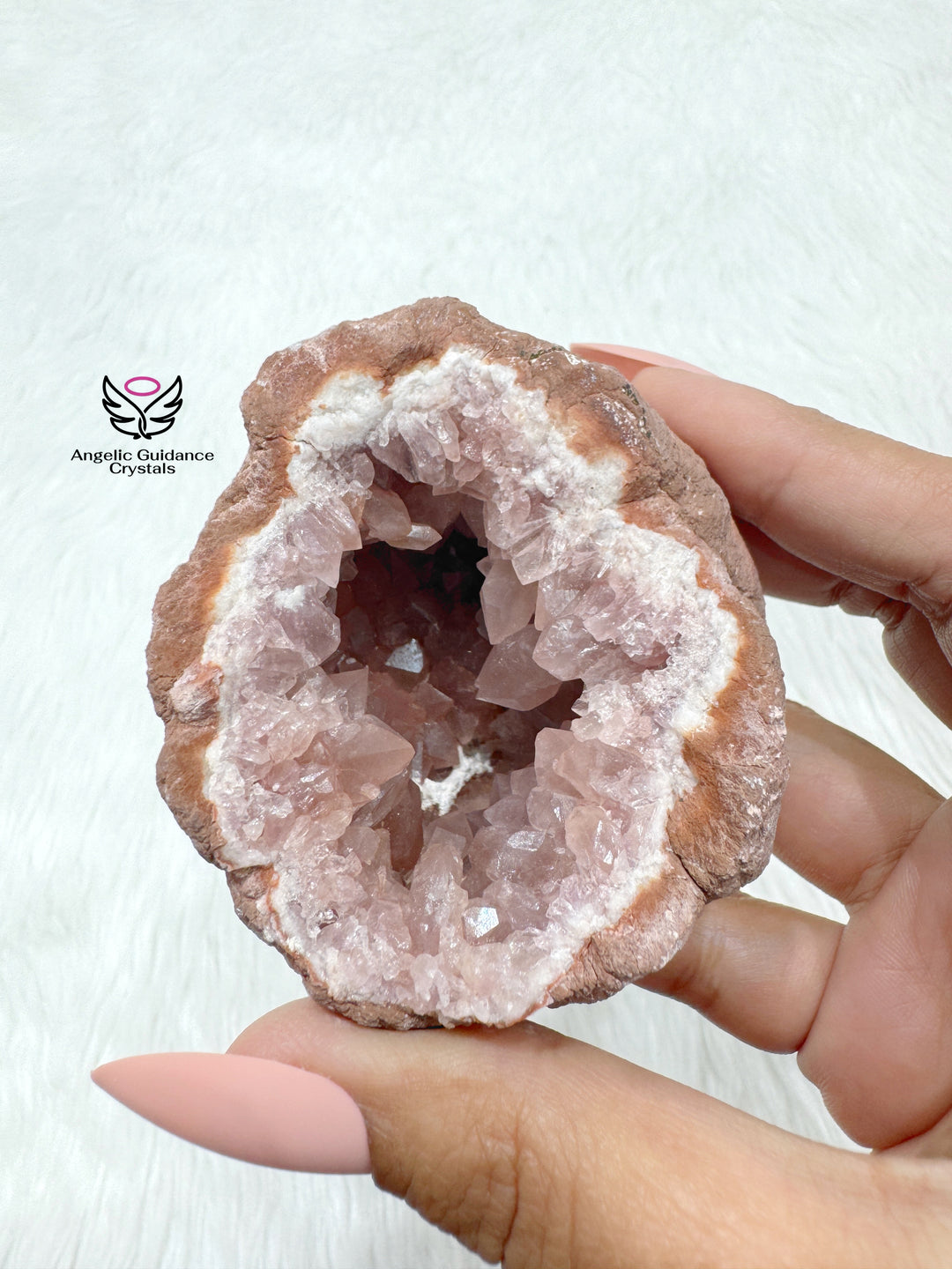 Pink Amethyst Cluster From Argentina