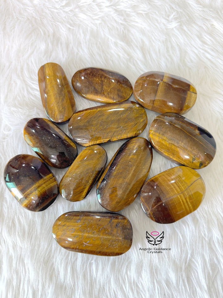 Tigers Eye PalmStone Large