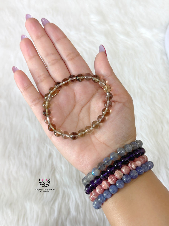 Smoky Quartz Bracelet 8mm A