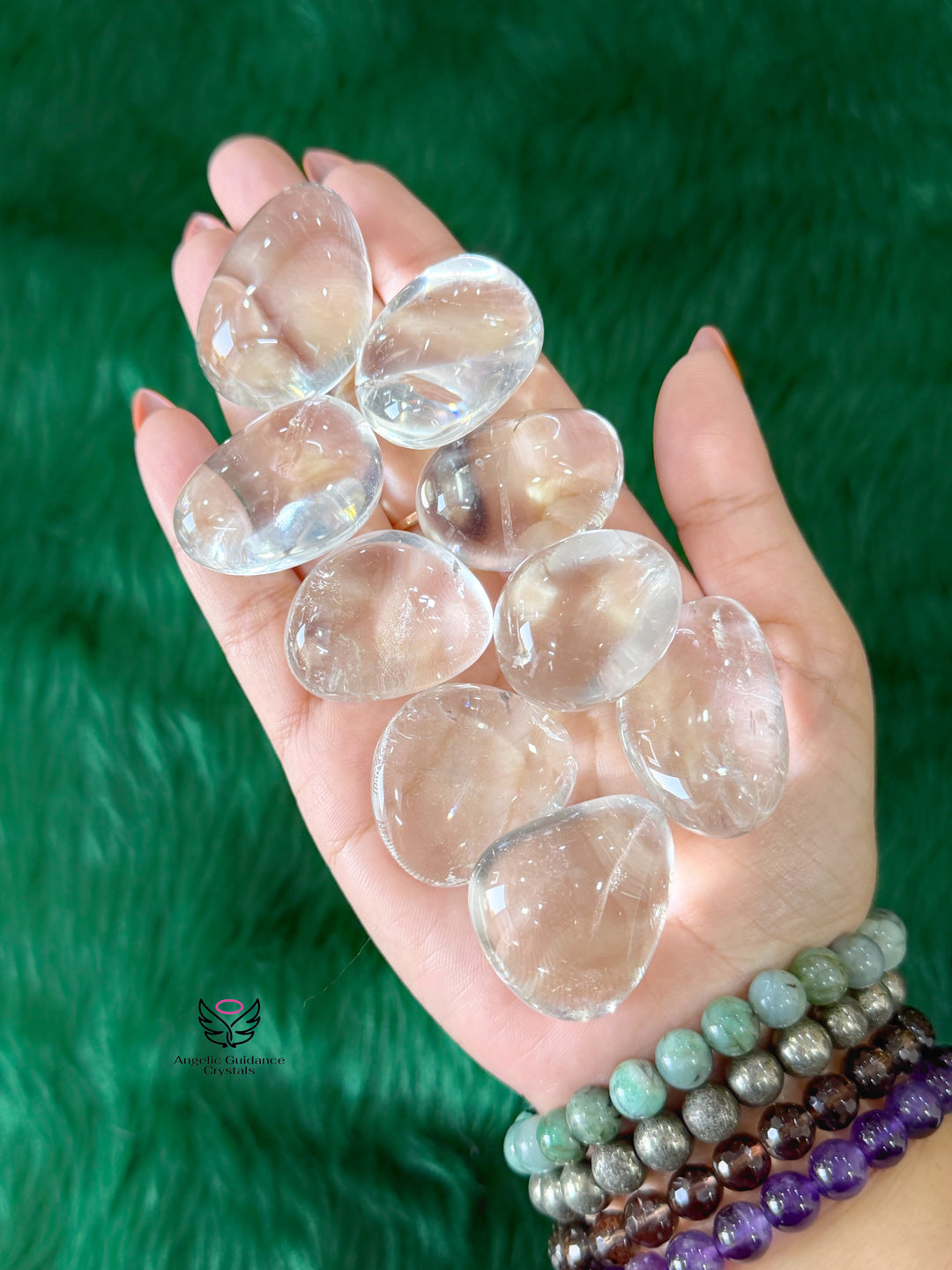 Clear Quartz Tumble Large AAA