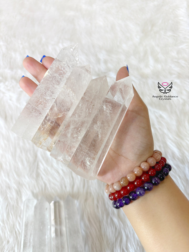 Clear Quartz Tower Large