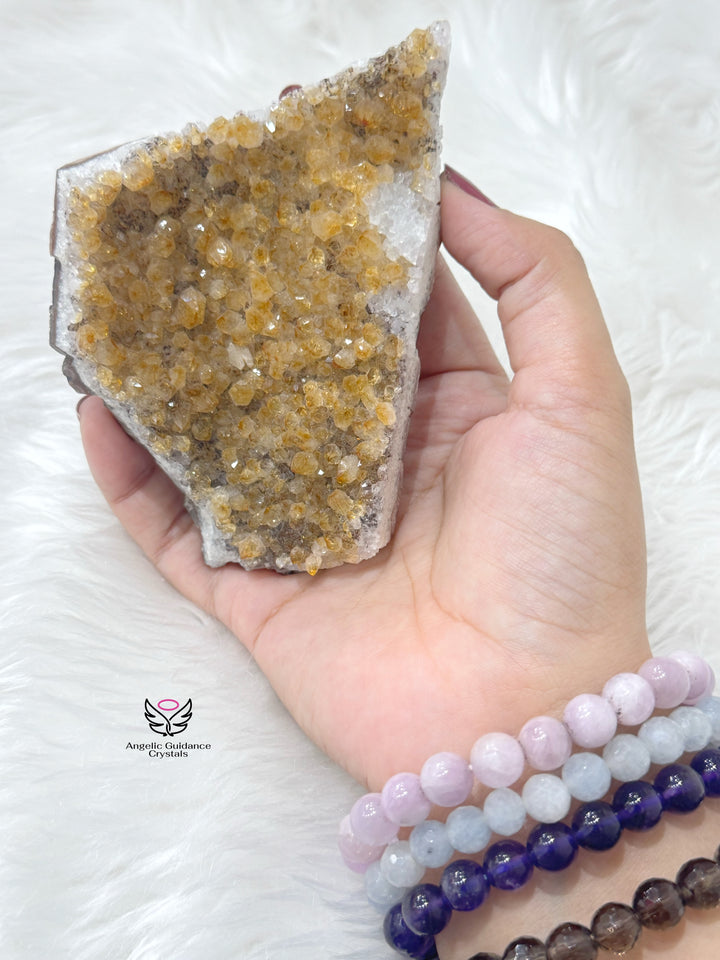 Citrine Cluster Medium