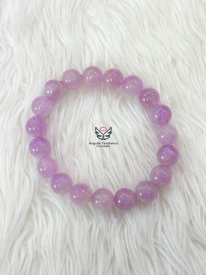 Kunzite Bracelet Aaa 10 mm