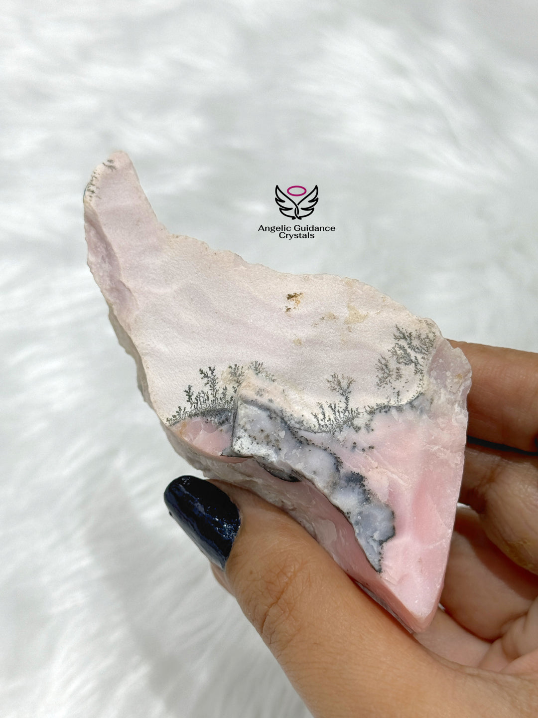 Pink Opal Raw Stone From Peru Medium