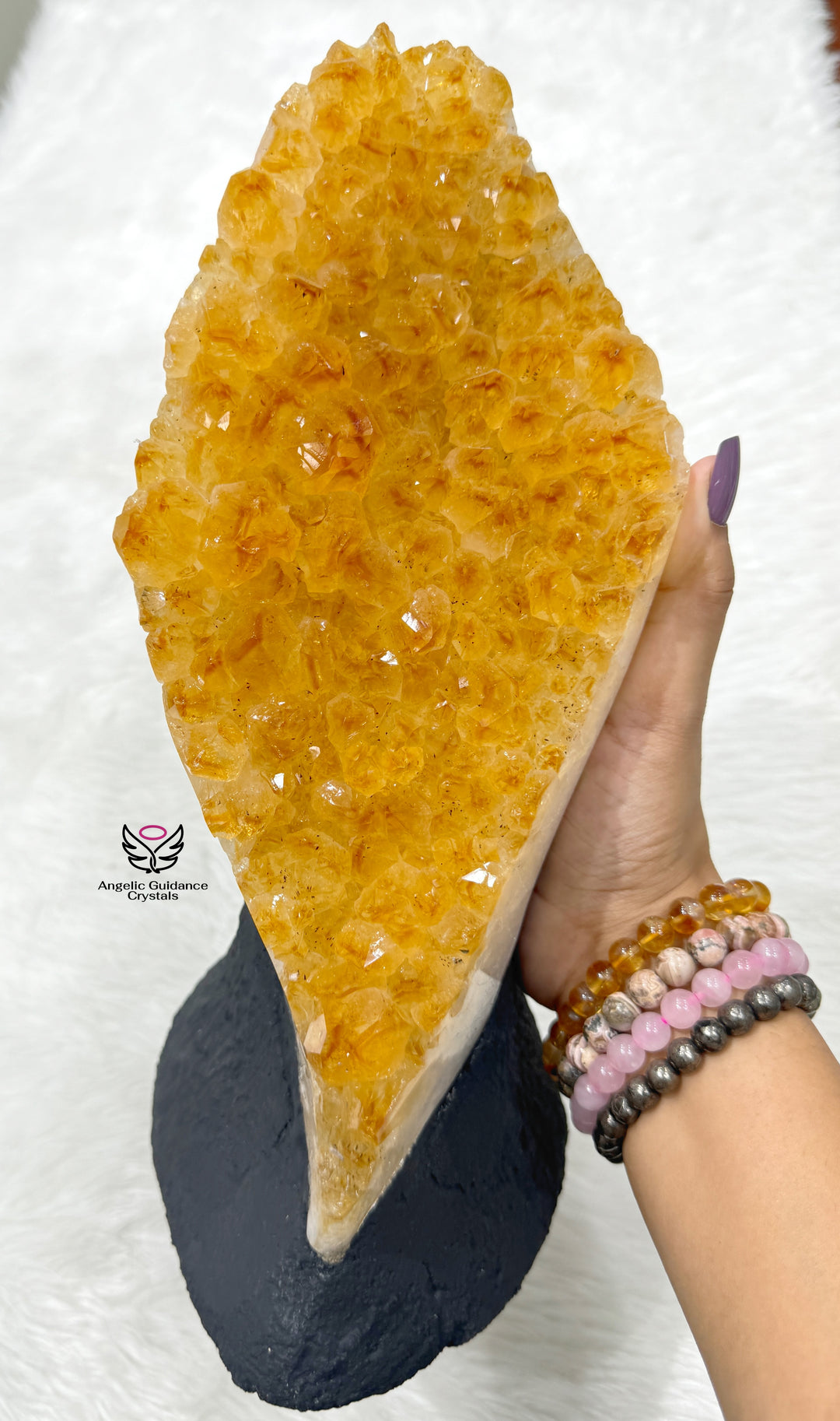 Citrine Standing Cluster 2