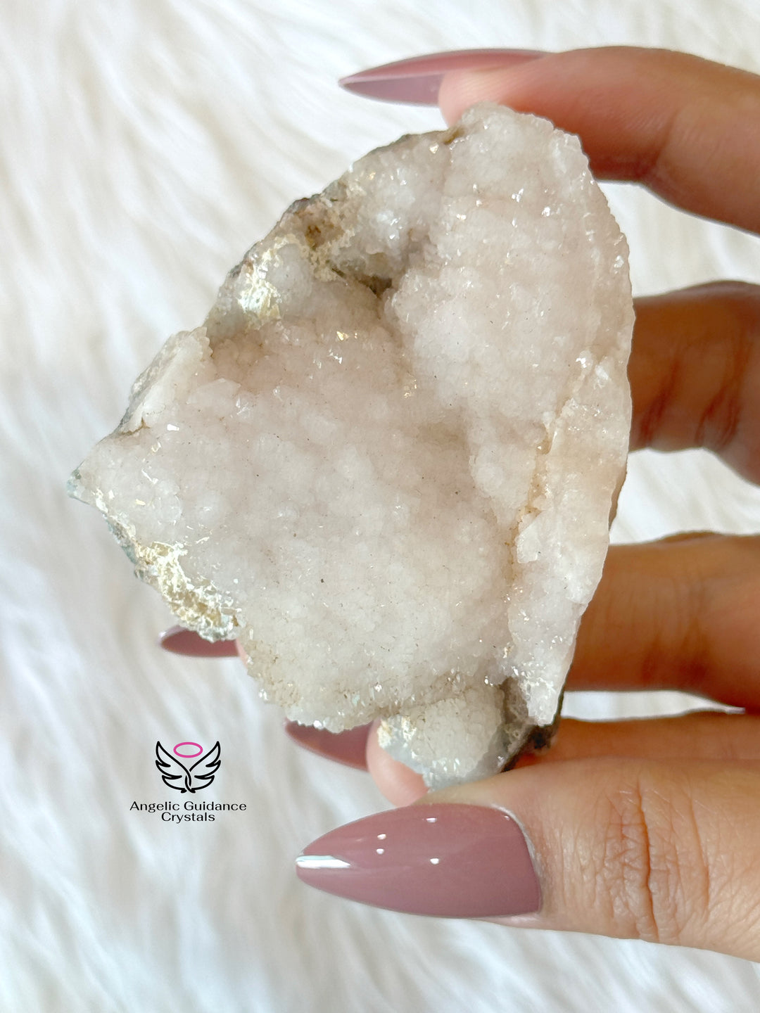 Pink Mangano Calcite Cluster