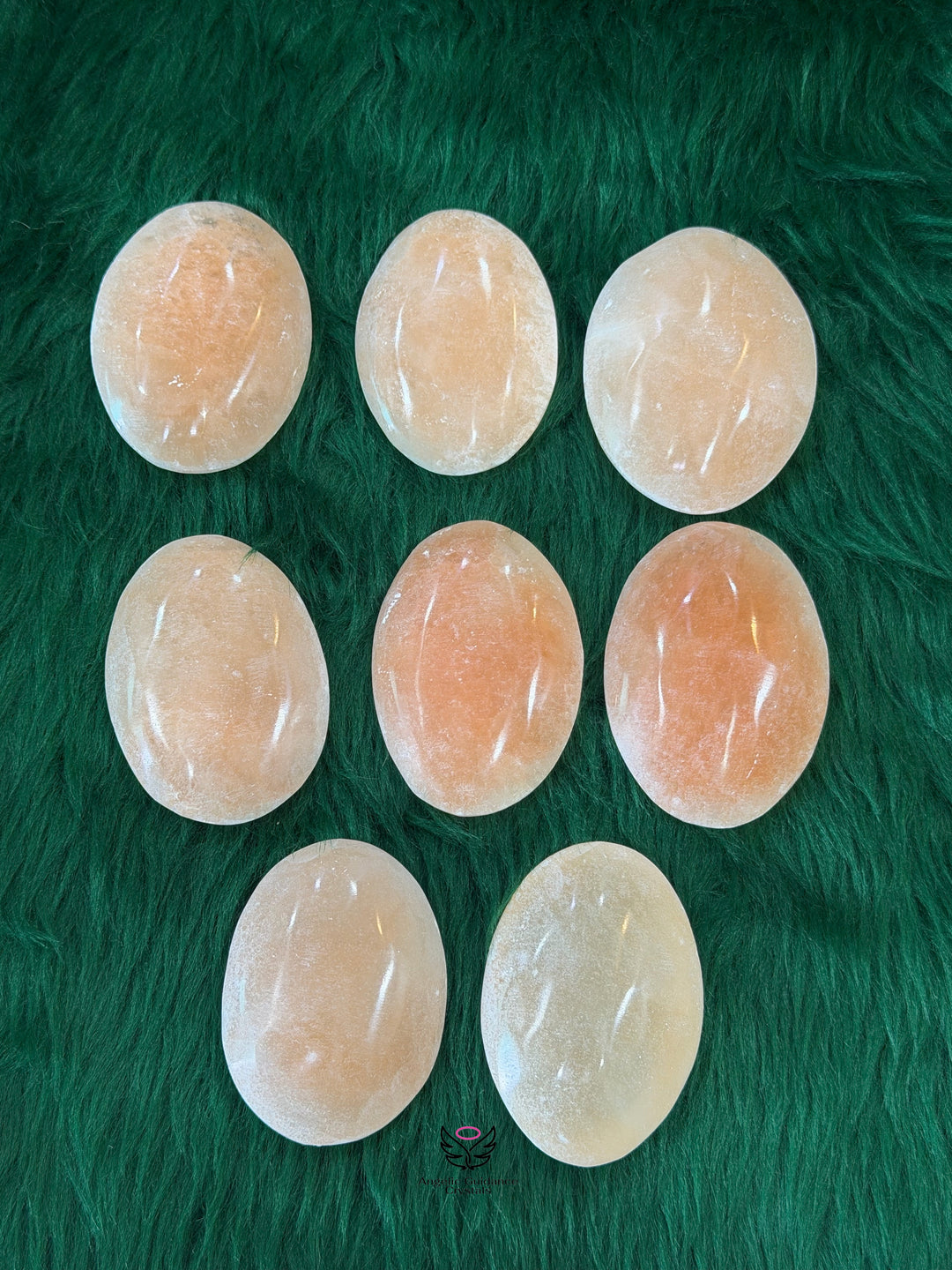 Orange Selenite Palmstone
