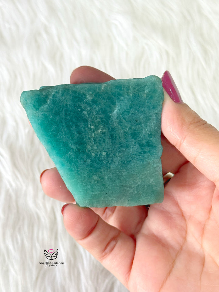 Amazonite Raw Stone Large Aaa