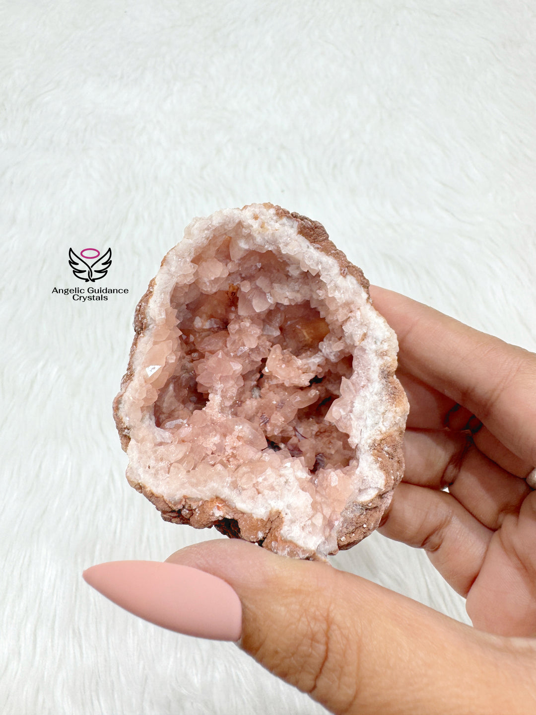 Pink Amethyst Cluster From Argentina