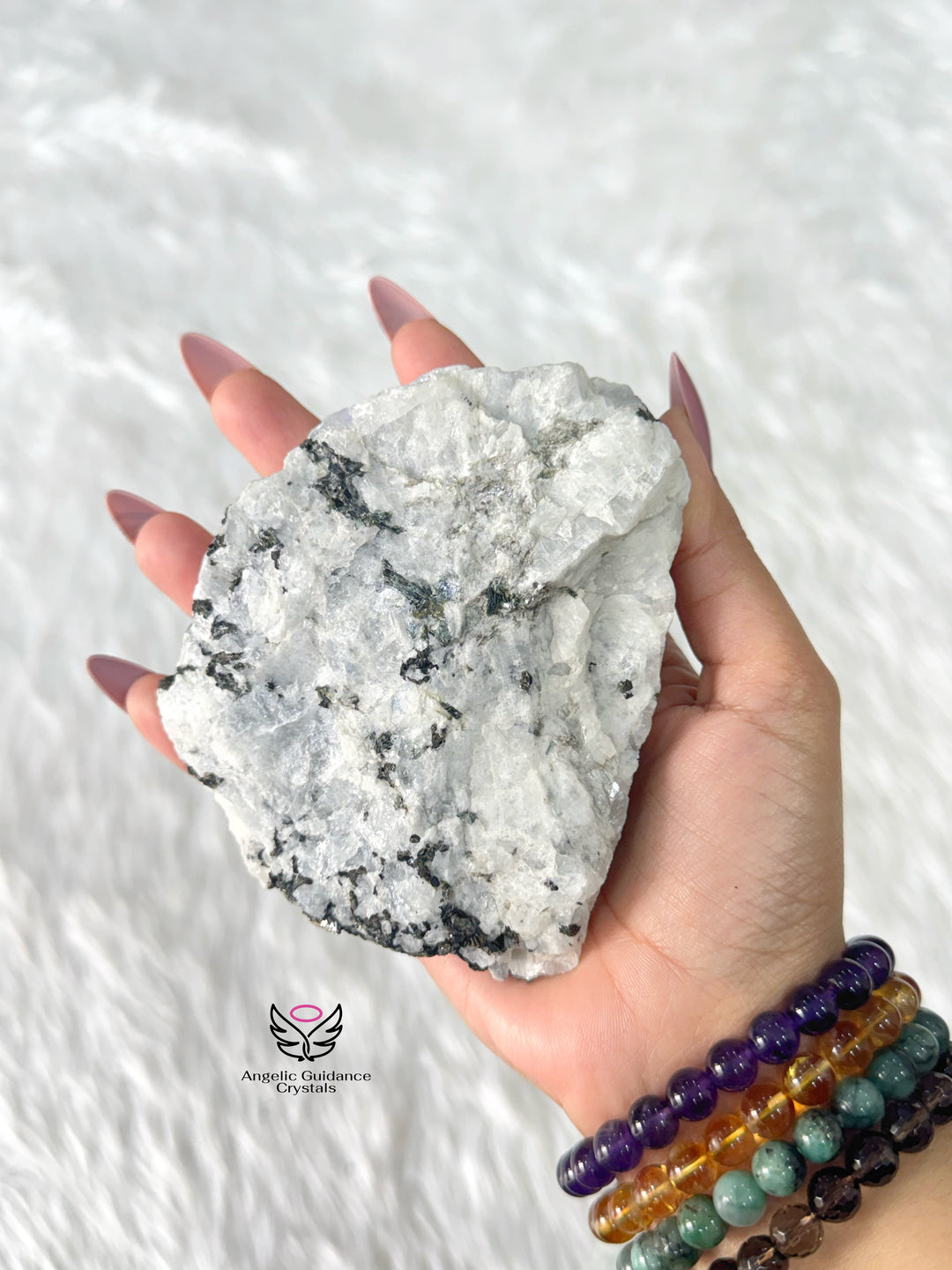 Rainbow Moonstone Raw stone Xlarge 2