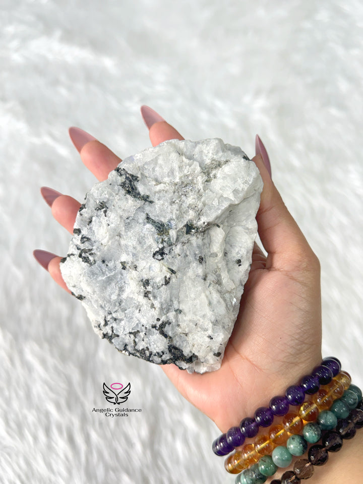 Rainbow Moonstone Raw stone Xlarge 2