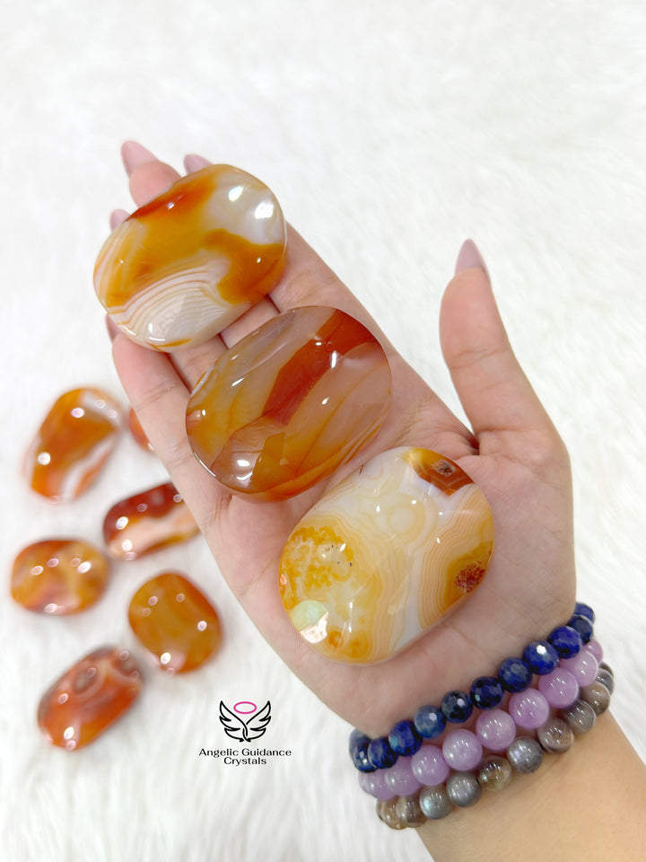 Carnelian Natural Palmstone Small