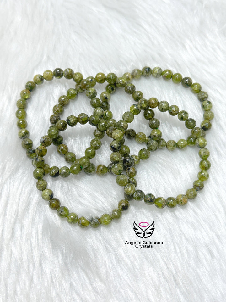 Peridot Bracelet 7mm