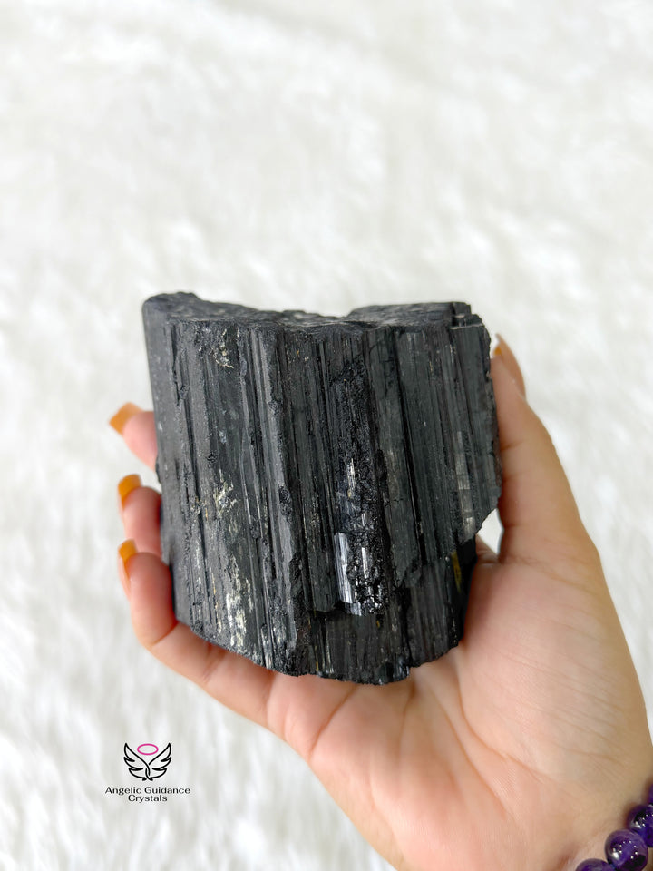 Black Tourmaline Raw Stone XLarge 9
