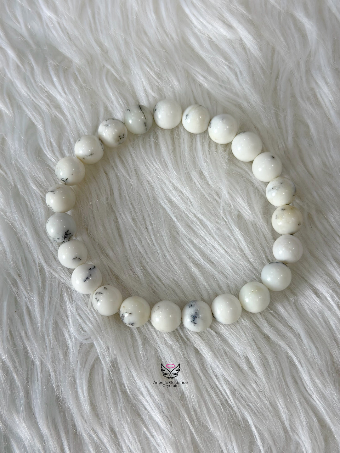 Dendritic Opal Bracelet 8mm