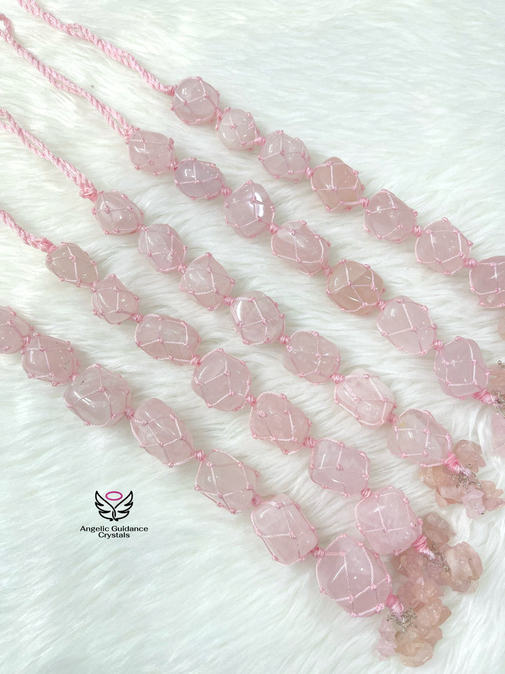 Rose Quartz Hanging