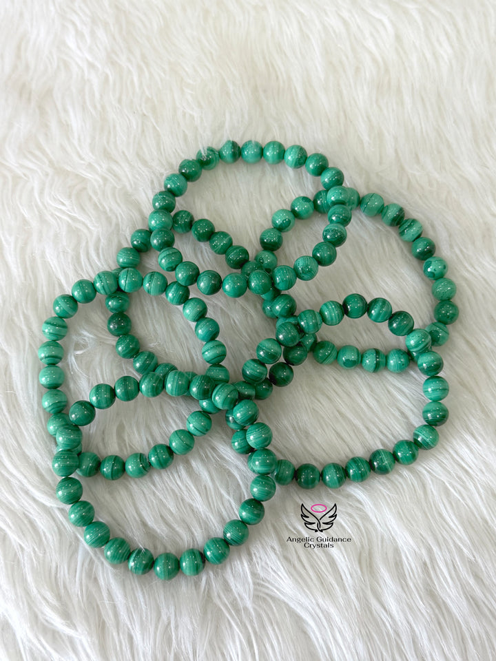 Malachite Bracelet 8mm Light