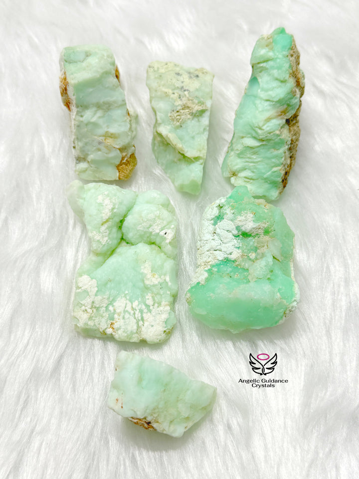 Chrysoprase Raw Stone Small / Medium