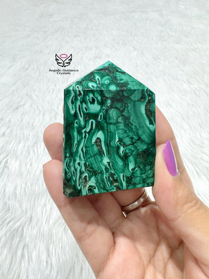 Malachite Natural Tower