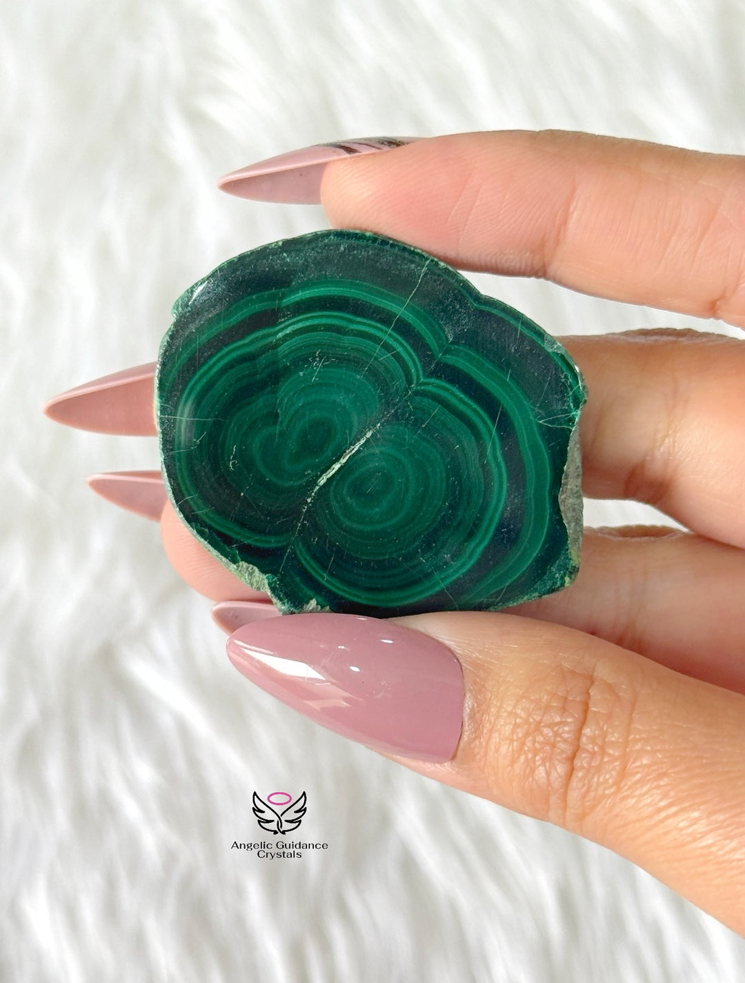 Malachite Raw Slice Small