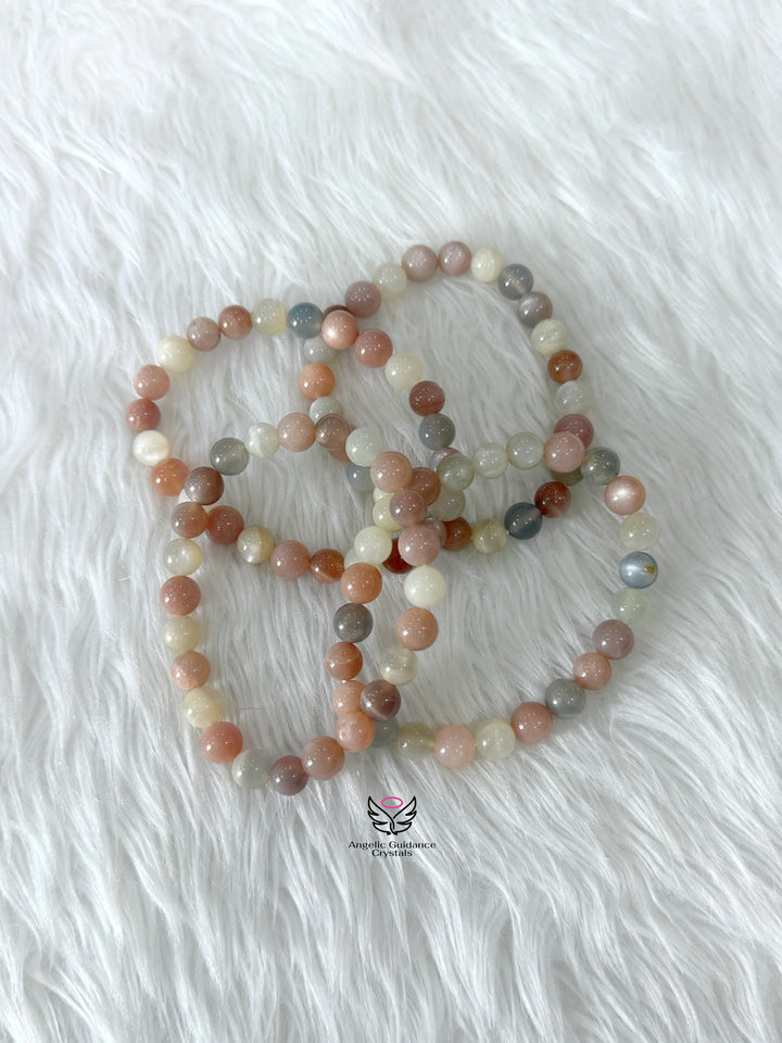 Multi Moonstone Bracelet AAA
