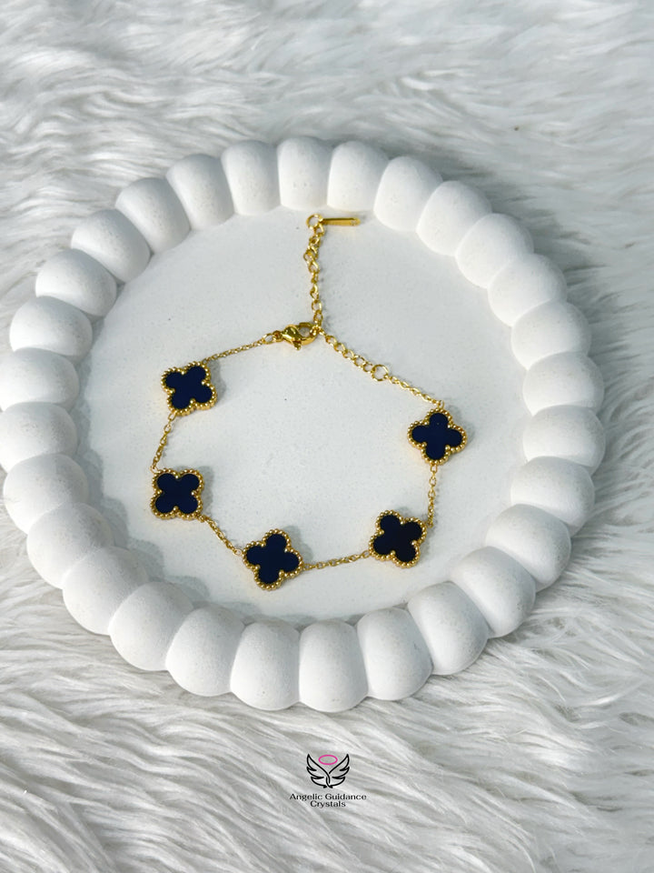 Black Onyx Anti Tarnish Bracelet | Removes Negativity