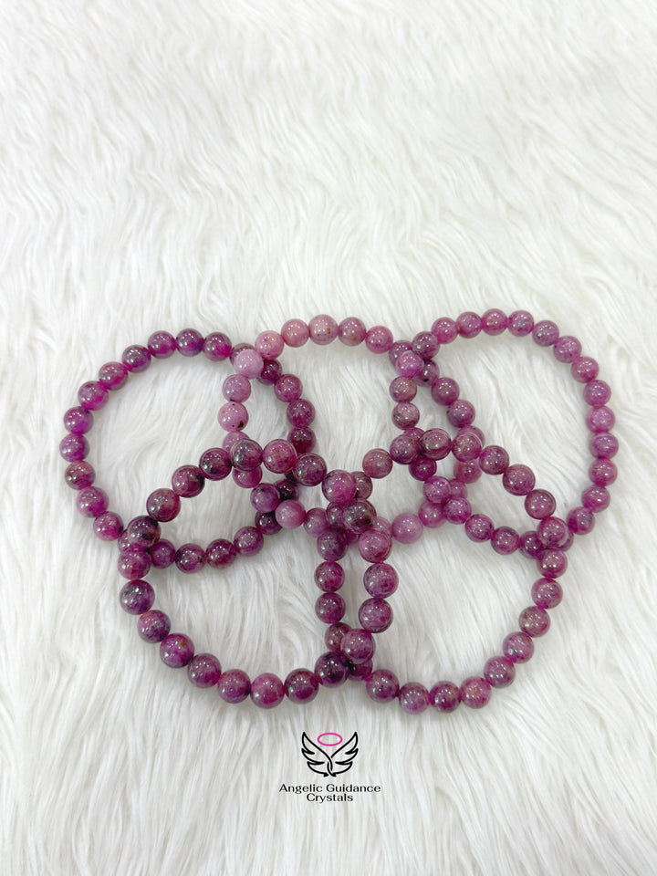Ruby Natural Bracelet 6mm