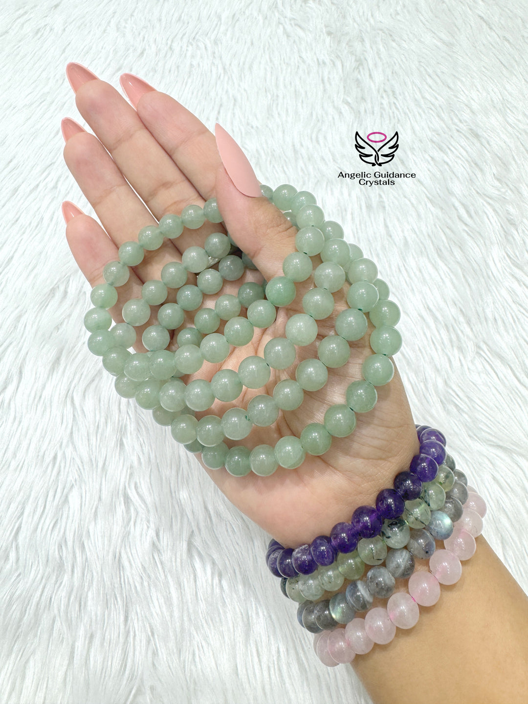 Aventurine Beads Aventurine Purple Green Aventurine Bracelet 8mm