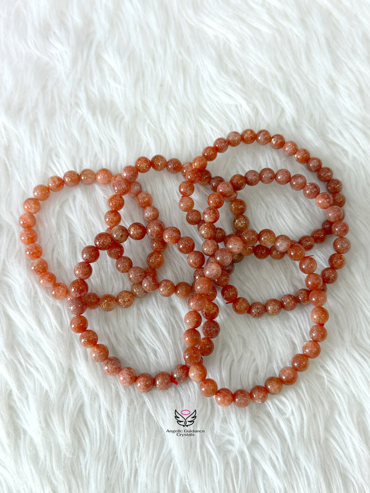 Sunstone Bracelet AAA 7mm