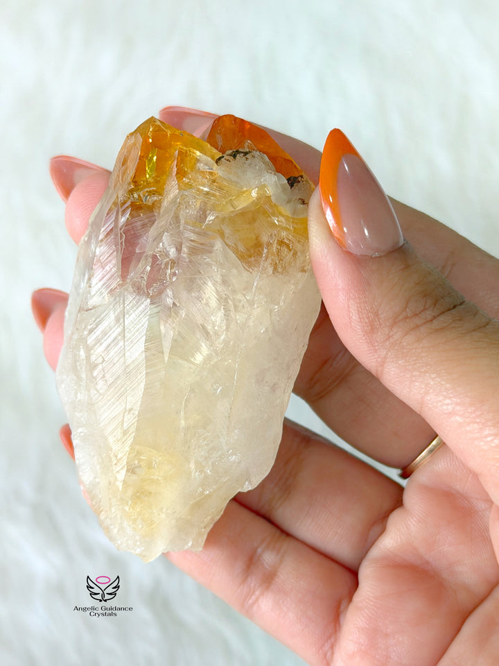 Citrine Raw Point Medium