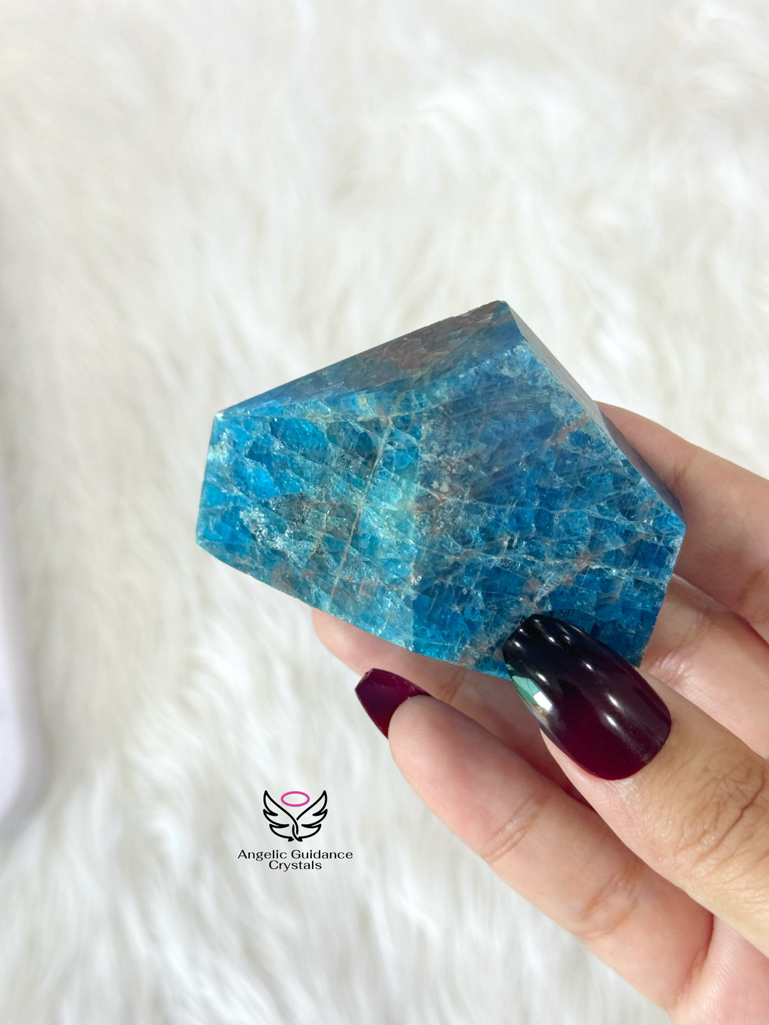 Blue Apatite Freeform Large