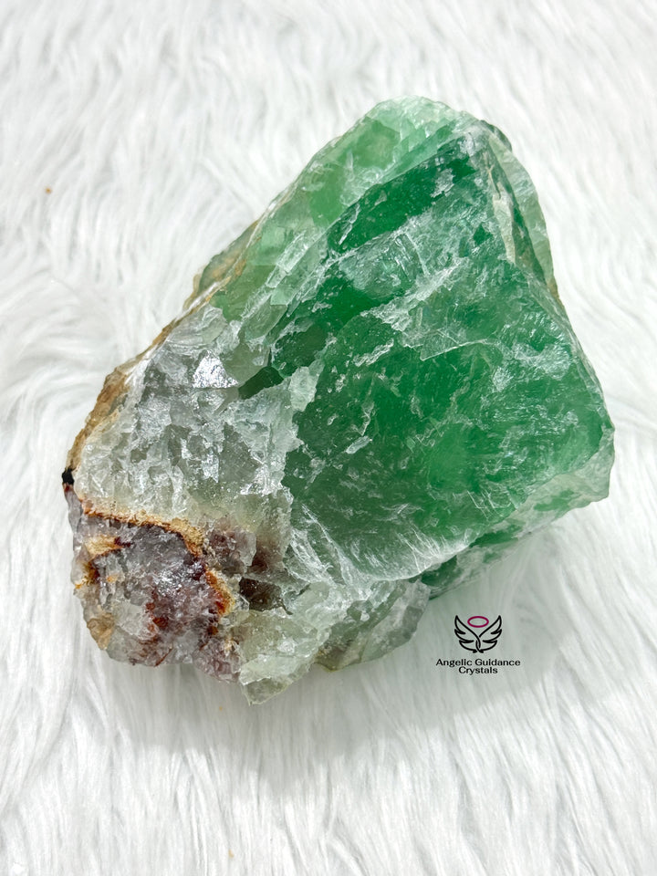 Green Fluorite Raw Stone #3