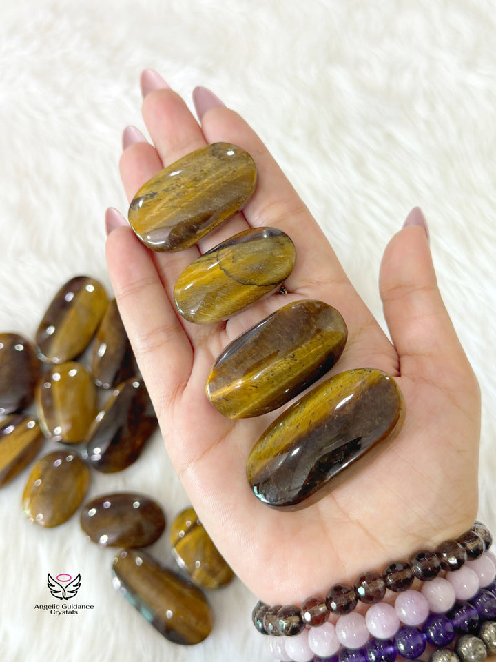 Tigers Eye PalmStone Small