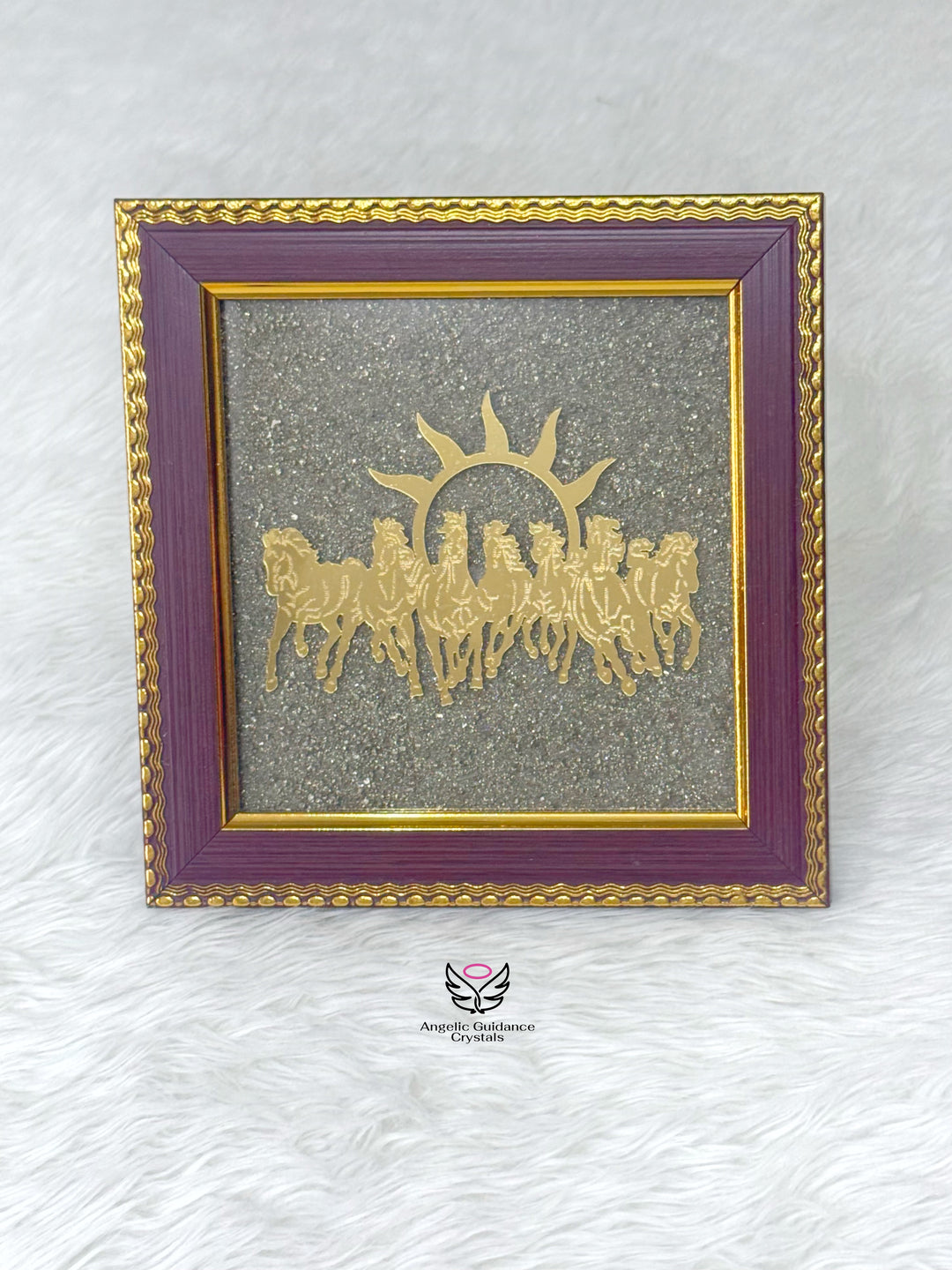 Pyrite Seven Horses Frame