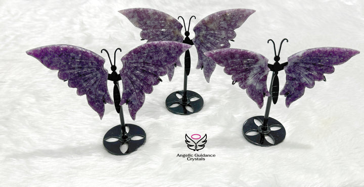 Lepidolite Butterfly