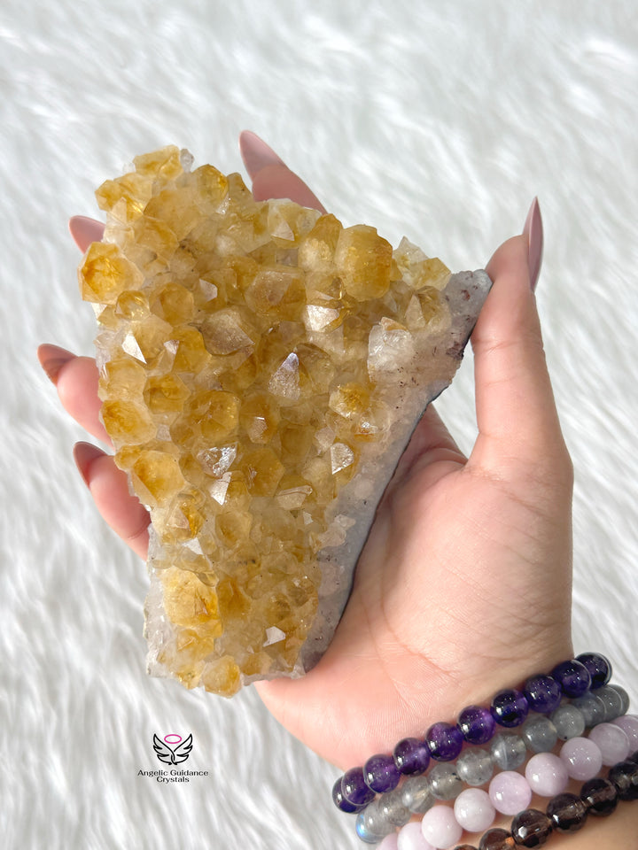 Citrine Cluster Large 3