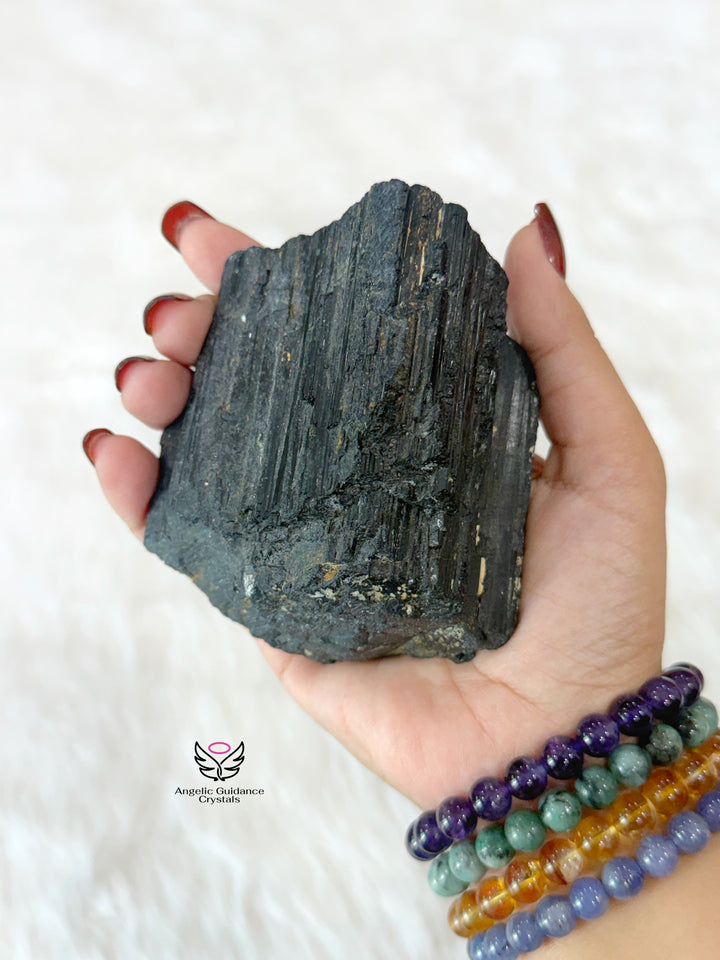 Black Tourmaline Raw Stone XLarge 2