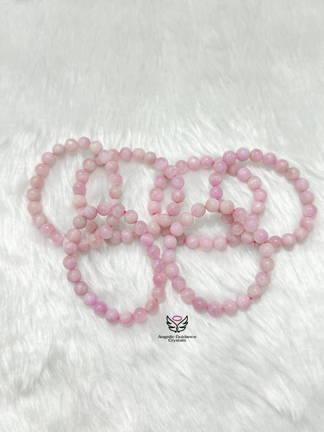 Kunzite Round Bracelet 8mm Aaa