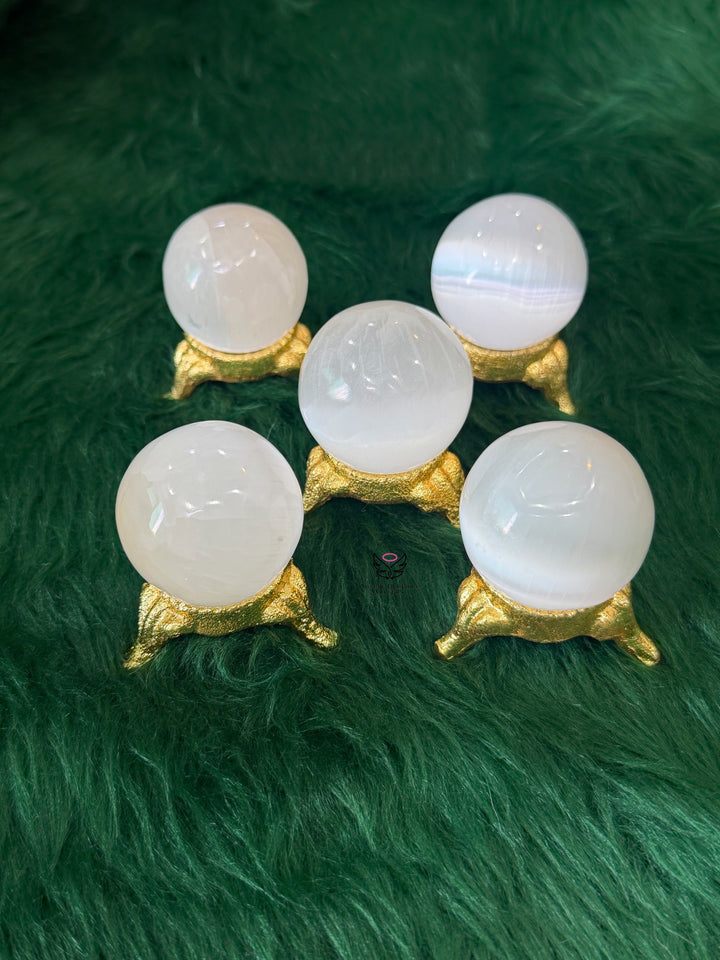 Selenite Sphere Small