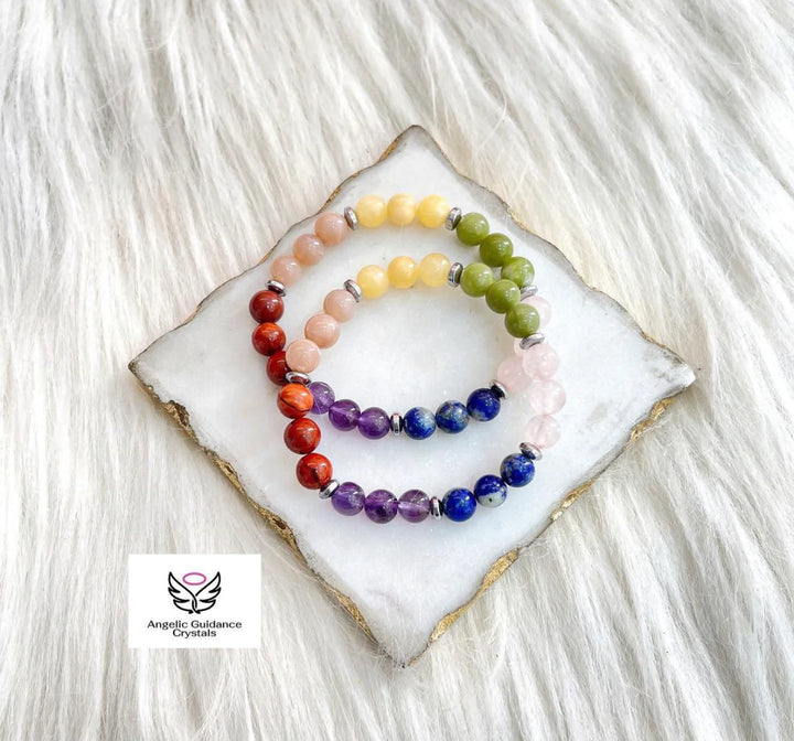 Seven Chakra Bracelet With Charms