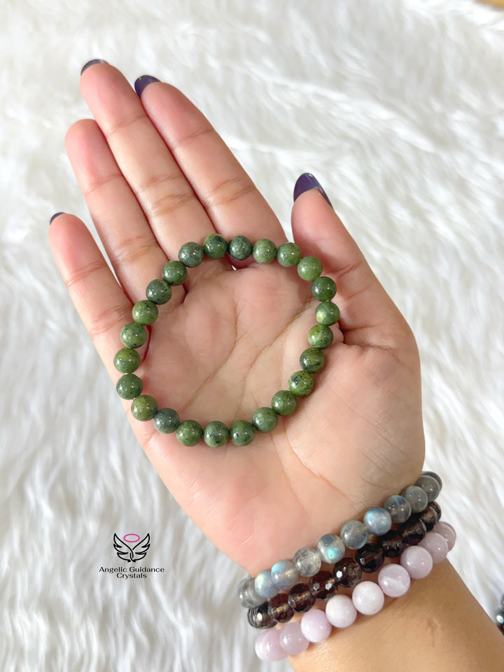 Jade Nephrite Canadian Bracelet Aa