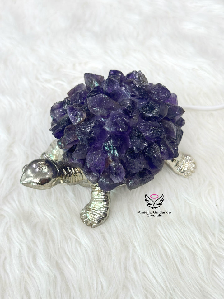 Amethyst Tortoise Lamp 3