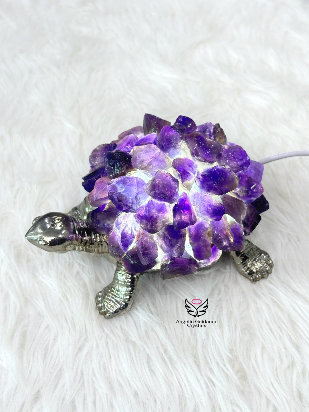 Amethyst Tortoise Lamp 3