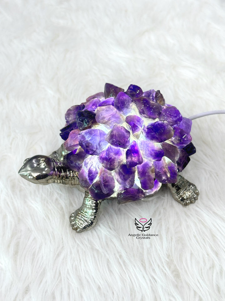 Amethyst Tortoise Lamp 3